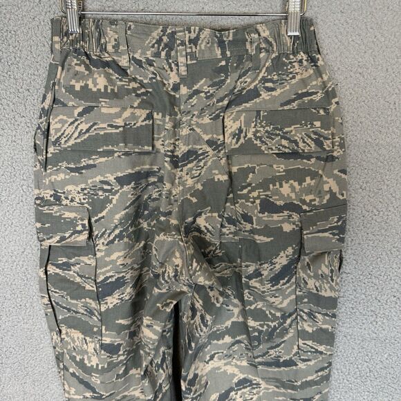 US‎ Air Force Pants Womens 12R Green Camouflage Cargo Military Official - Picture 5 of 10